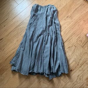Free People pin stripe skirt